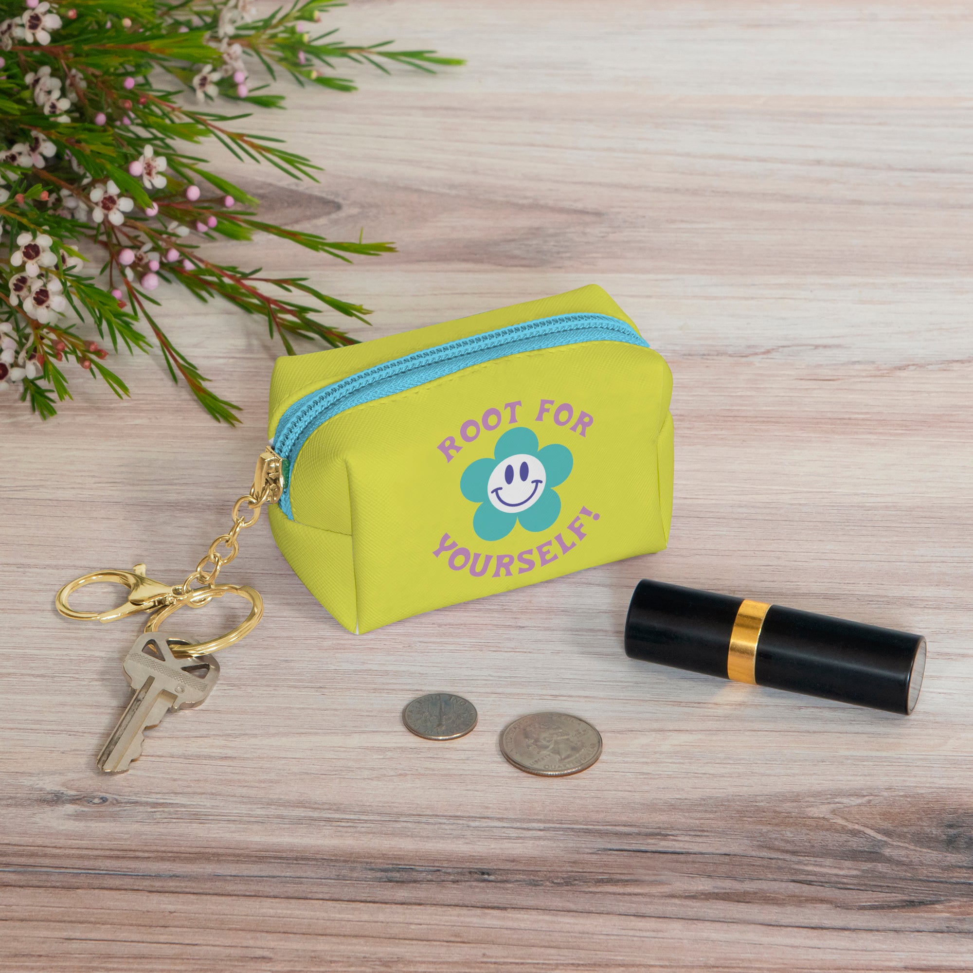 Root for Yourself Key Chain Pouch