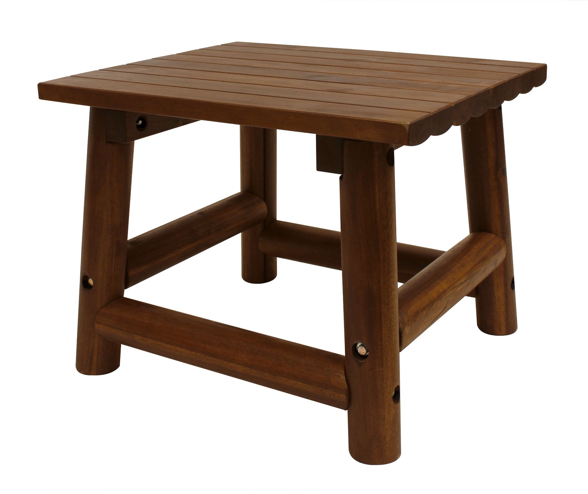 Amber-Log End Table