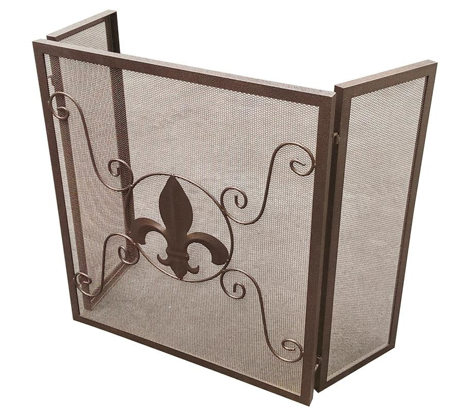 Fleur-de-lis Fireplace Screen