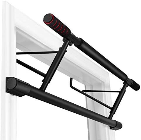 Doorway Pull Up Bar, Chin-Up Bar with Smart Larger Hooks, No Installation Needed