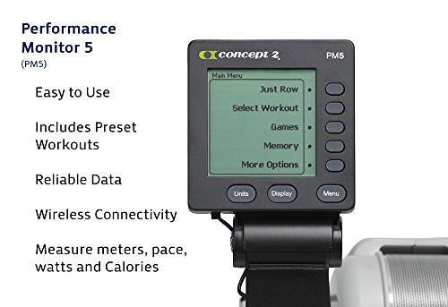 Best Rowing Machine by Concept2 - Model D with PM5 Performance Monitor Rower