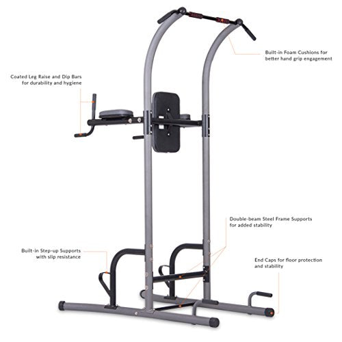 Multi function Power Tower station Home Gym perfect for Dips Pull Up Push up