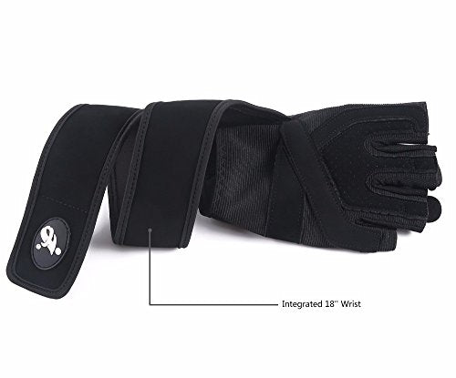 Workout Gloves, Light Microfiber & Anti-Slip Silica Gel Grip Gloves for Crossfit