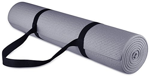 Premium All Purpose High Density Non-Slip Exercise Yoga Mat with Carrying Strap