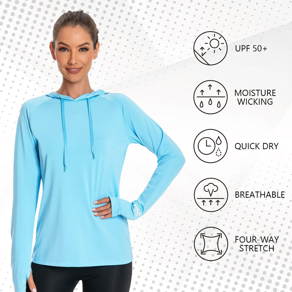 women sun hoodie