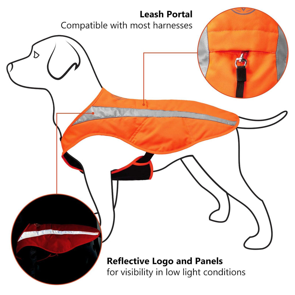 Insulated orange hunting vest 2025