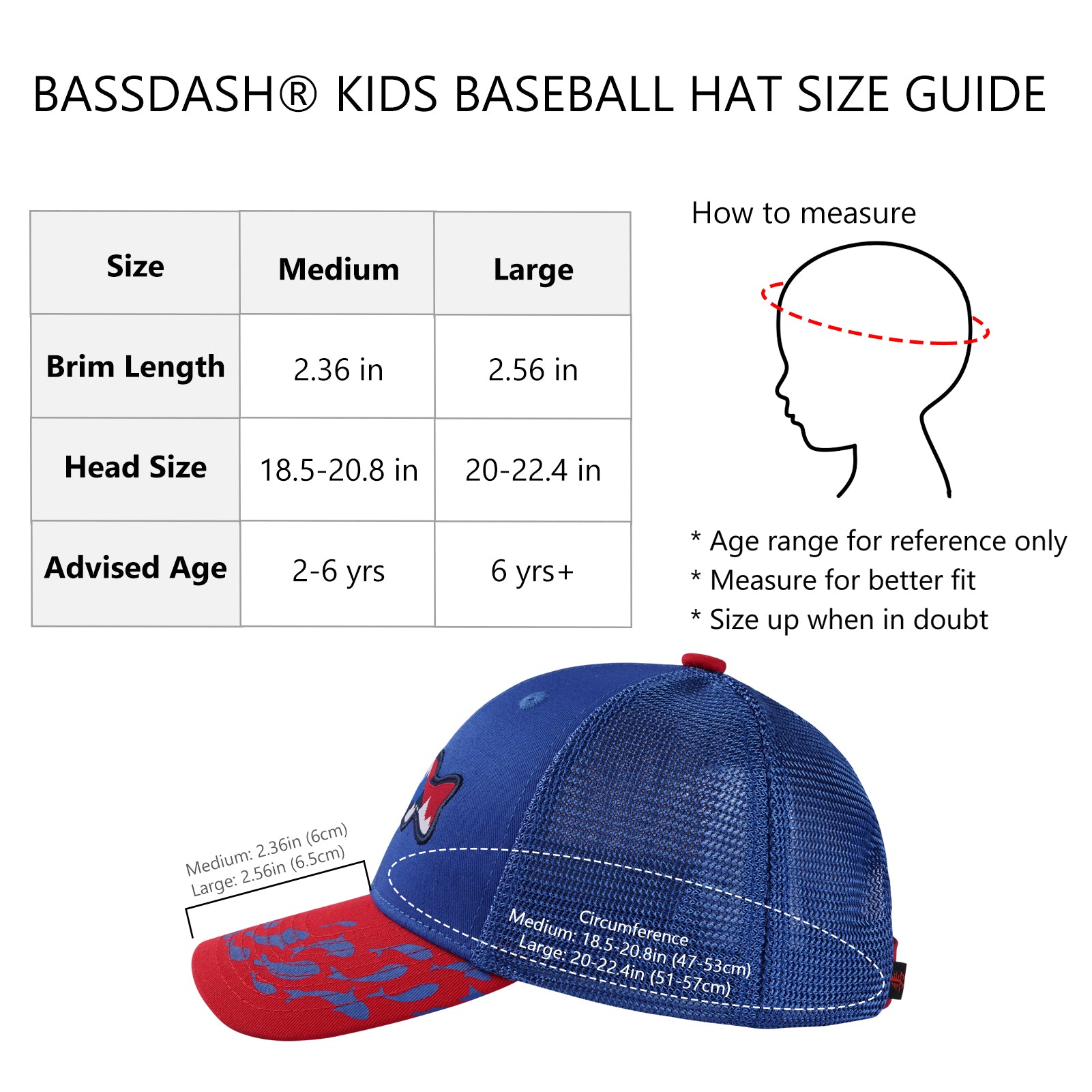 Youth Size Baseball Caps