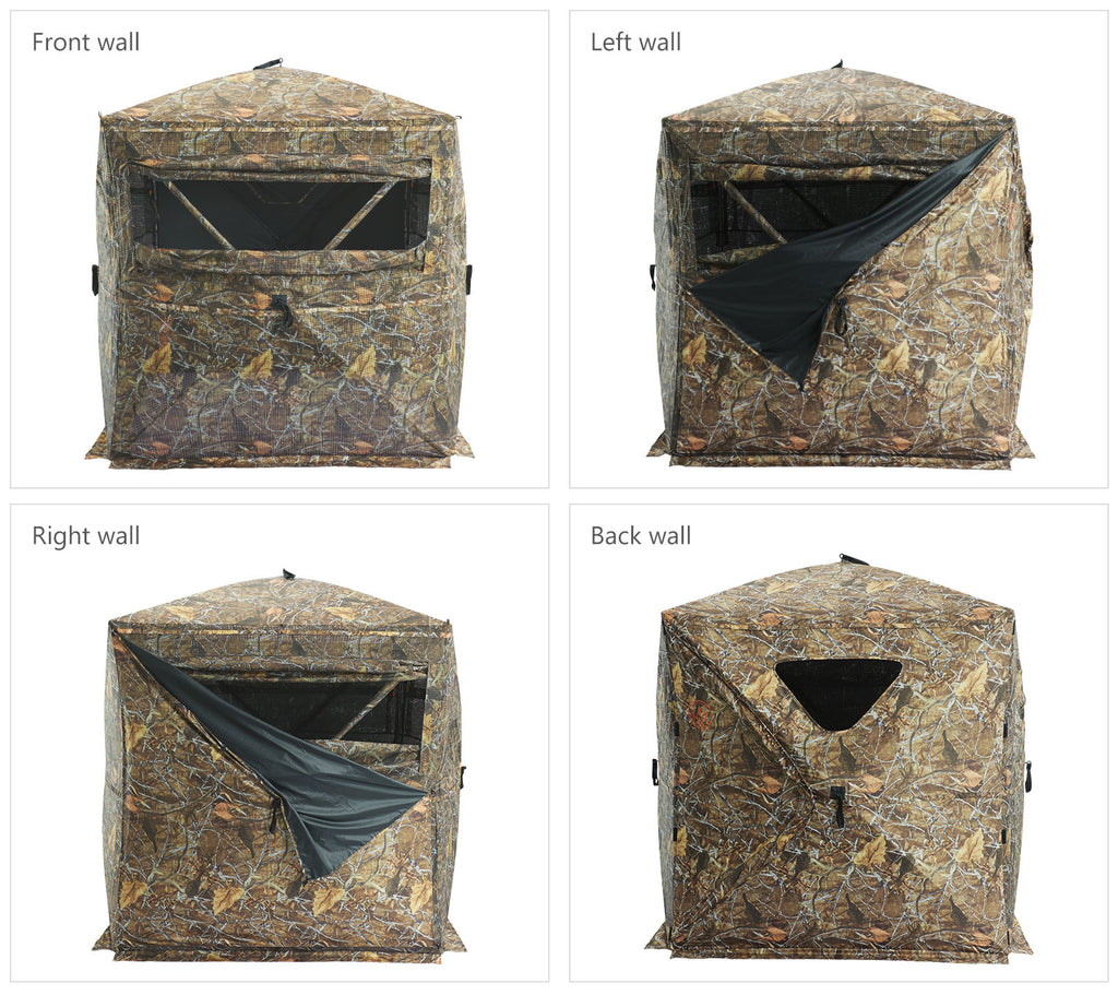 Camo hunting blind pop up
