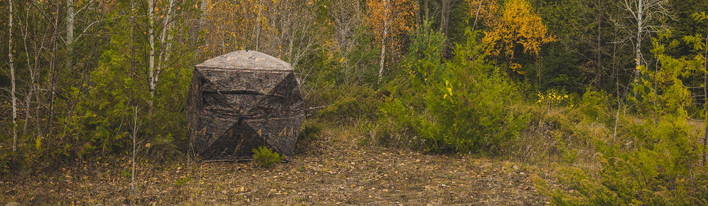 see through deer hunting blind