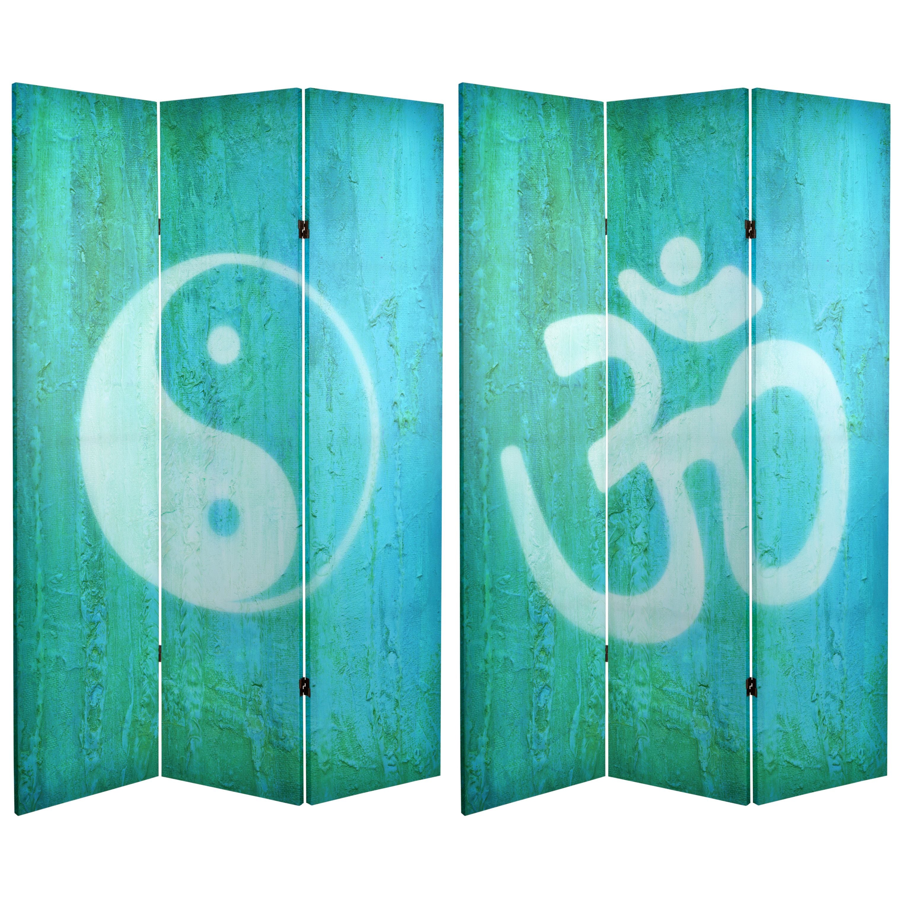 Yin Yang/Om Art Print Screen (Canvas/Double Sided)