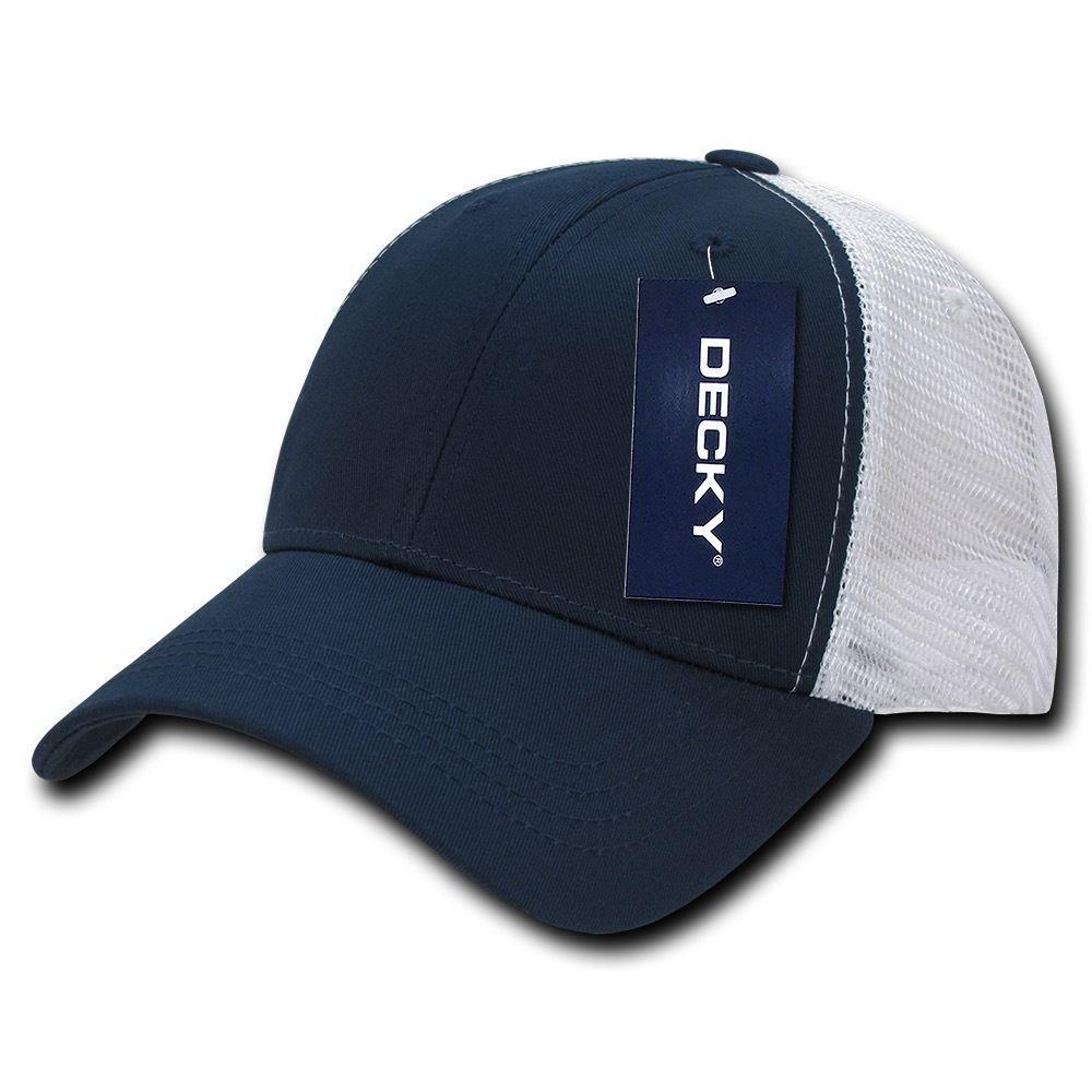 50 Lot Decky 6 Panel Low Crown Mesh Golf Dad Caps Hats Wholesale Blank Bulk