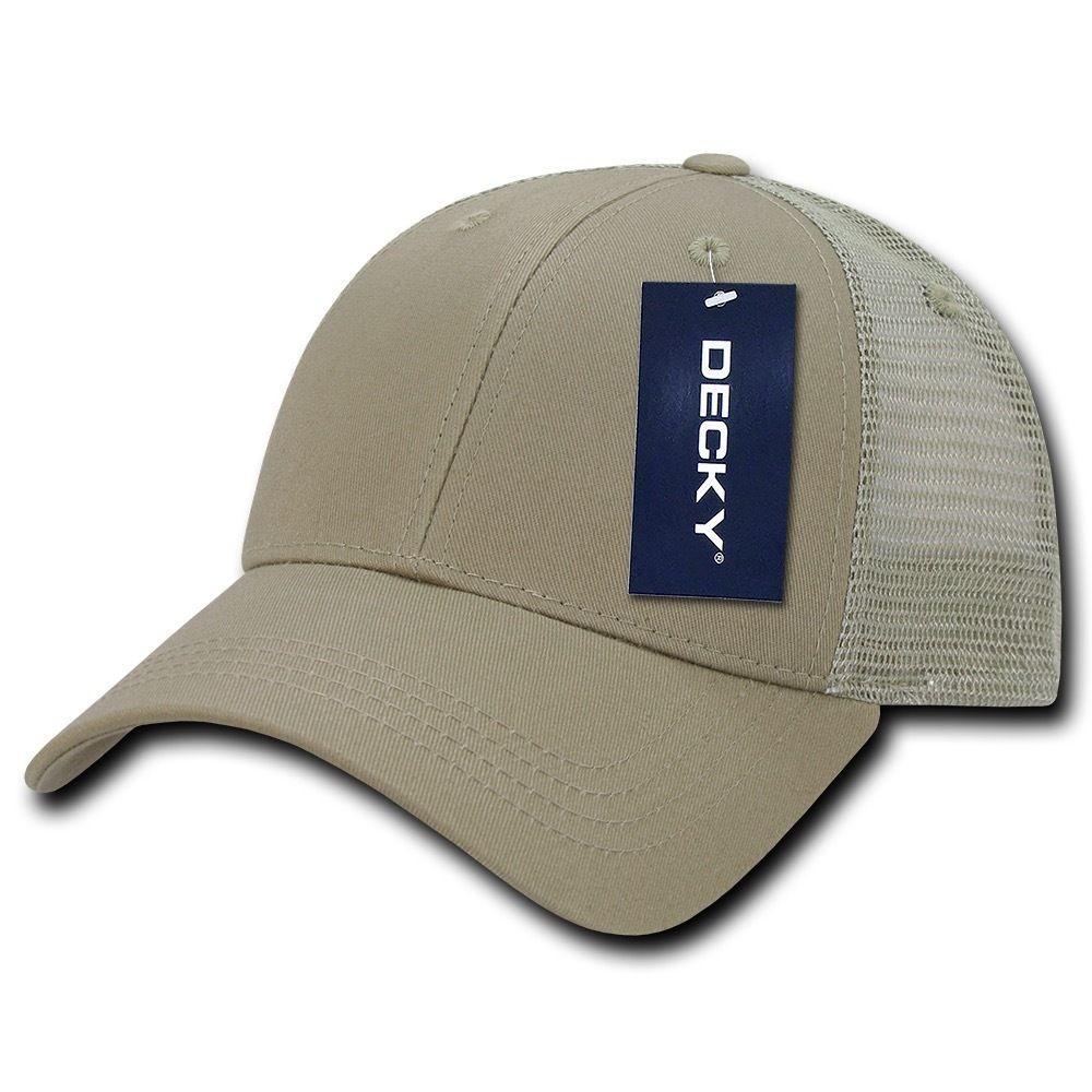 50 Lot Decky 6 Panel Low Crown Mesh Golf Dad Caps Hats Wholesale Blank Bulk