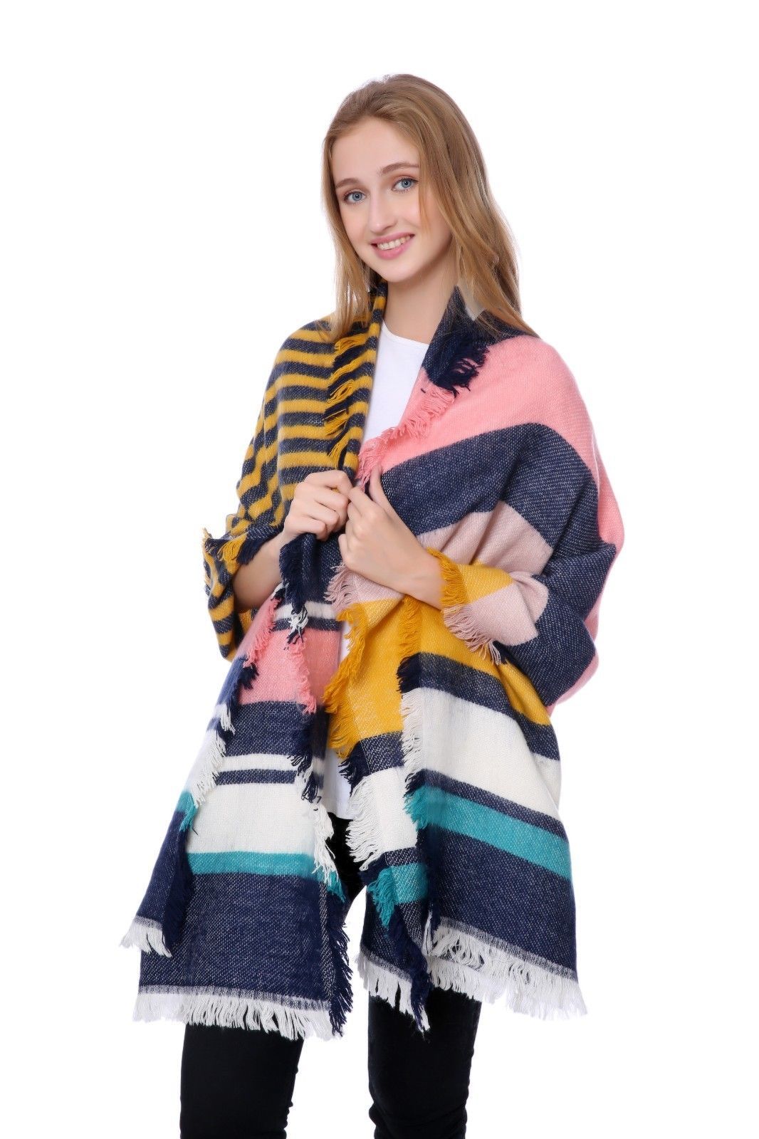 Casaba Womens Warm Winter Scarves Scarf Wraps Shawls Blankets Triangle Plaid