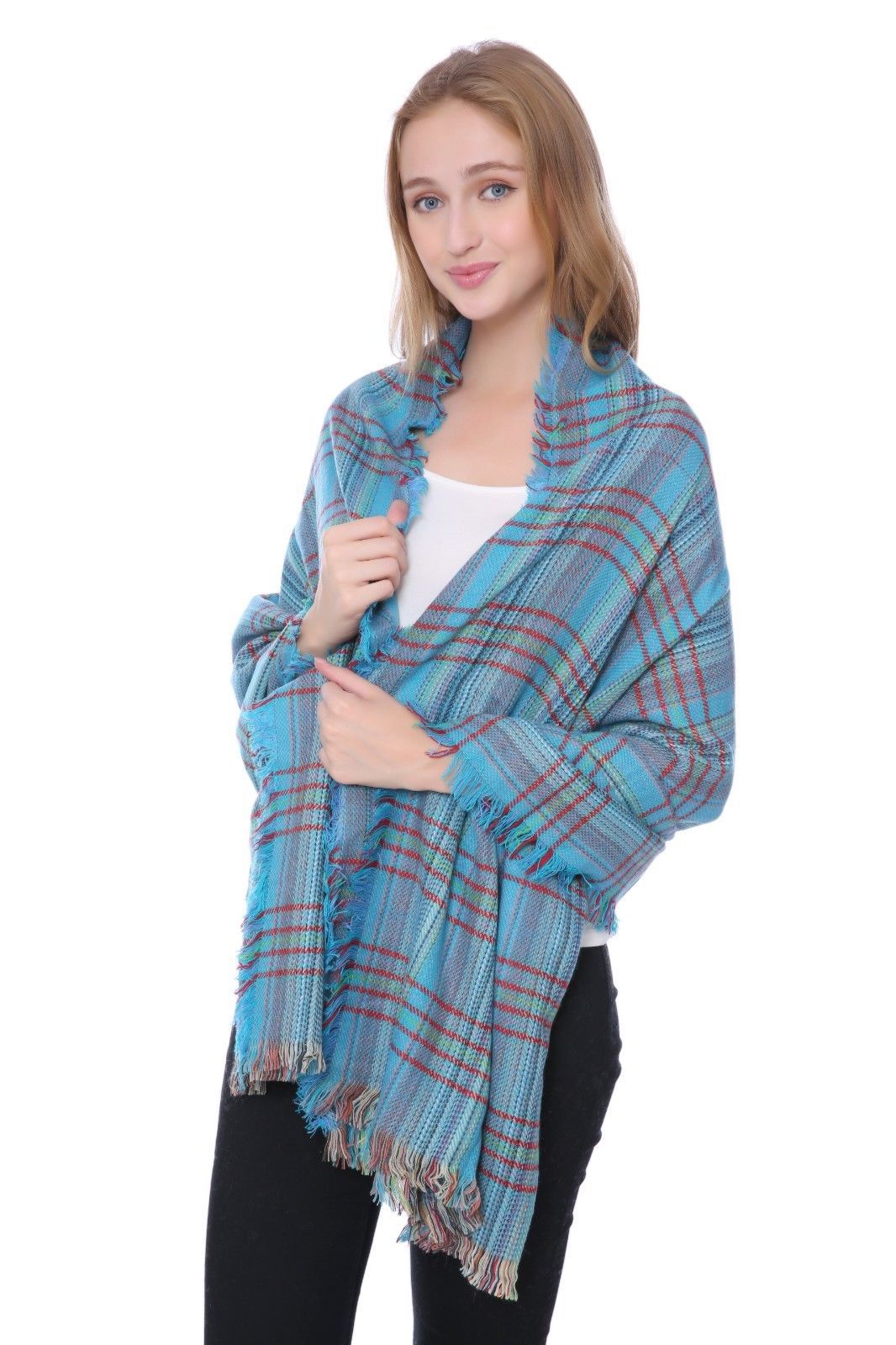 Casaba Womens Warm Winter Scarves Scarf Wraps Shawls Blankets Triangle Plaid