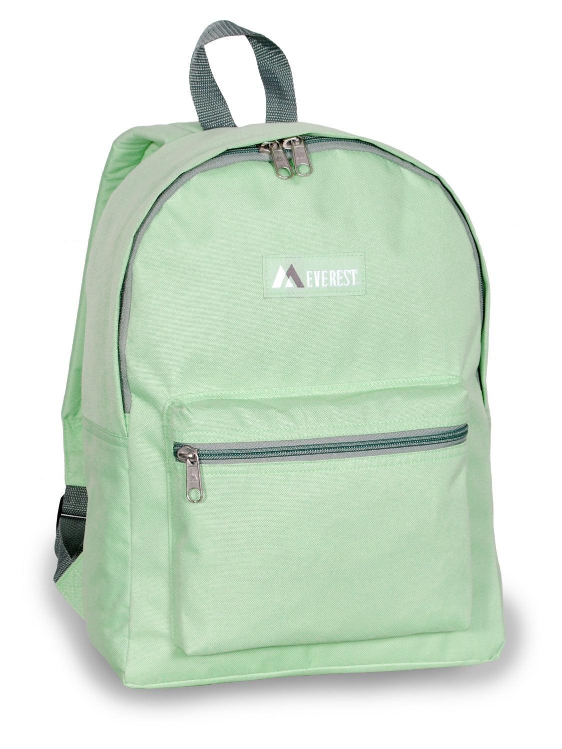 Everest Backpack Book Bag - Back to School Basic Style - Mid-Size