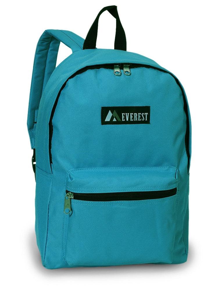 Everest Backpack Book Bag - Back to School Basic Style - Mid-Size