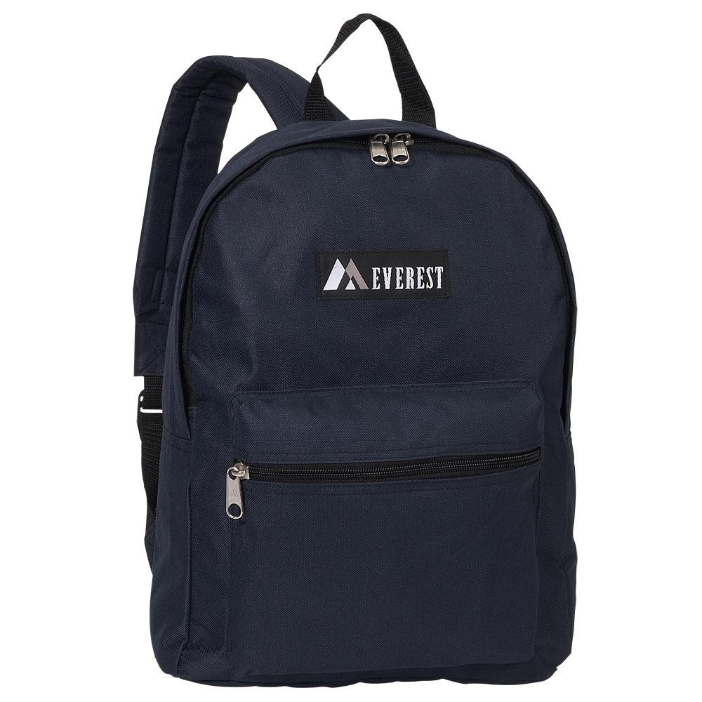 Everest Backpack Book Bag - Back to School Basic Style - Mid-Size