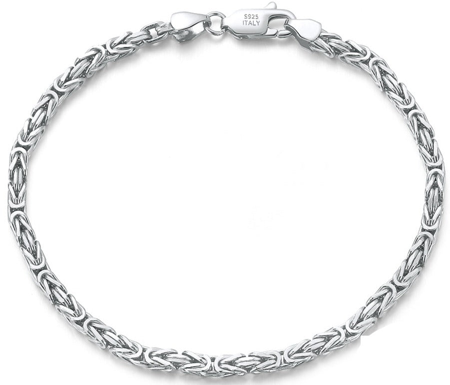 Flat Byzantine Link Chain 2.5 mm