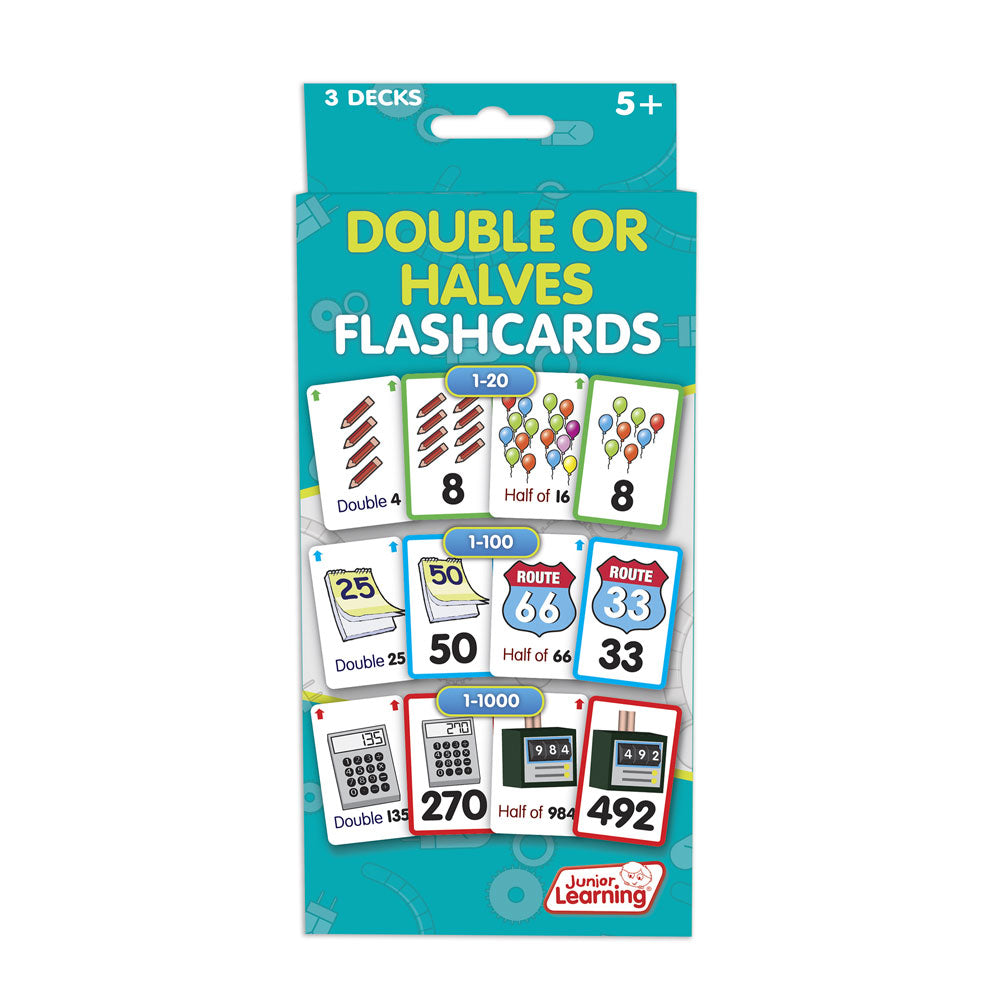 Double or Halves Flashcards