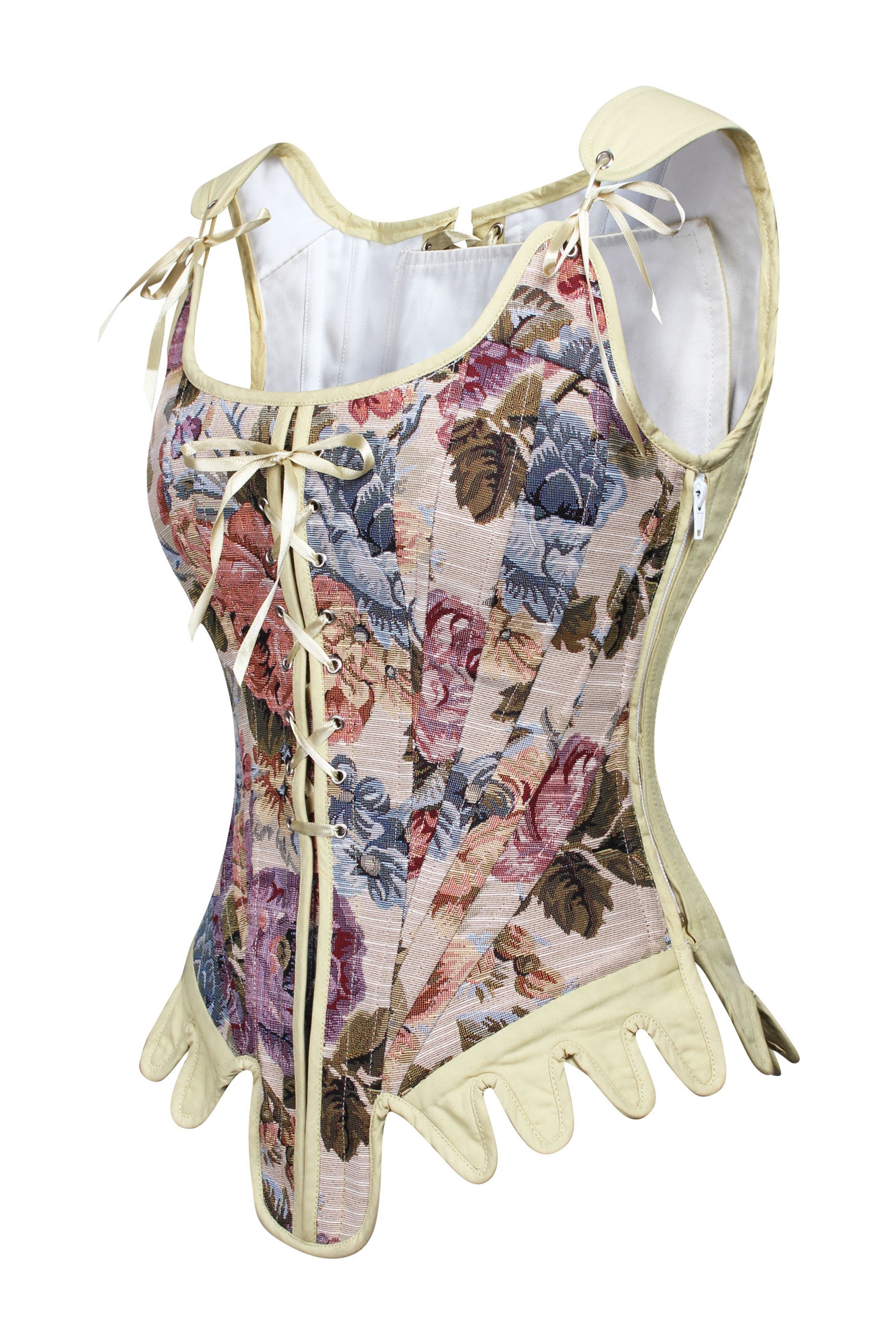 Historically Inspired Floral Tapestry Corset