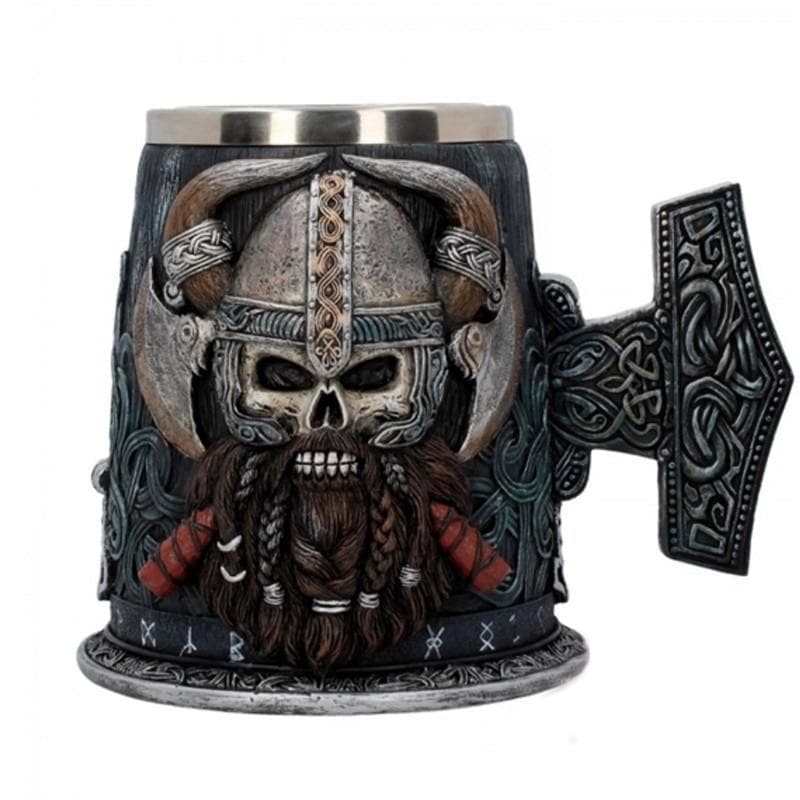 Viking Warrior Mjolnir Beer Mug - Special Edition