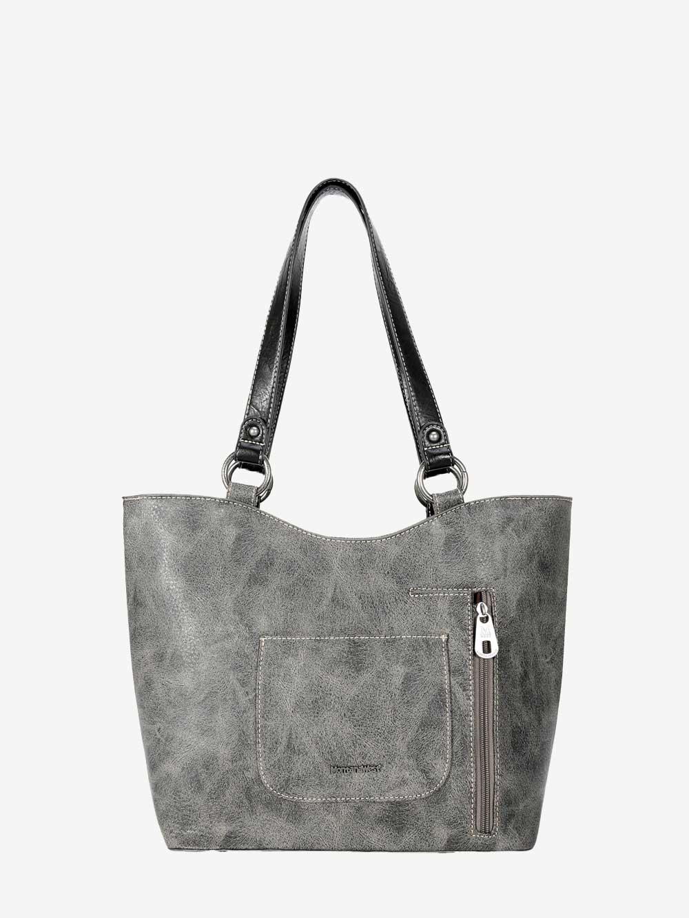 Montana West Cut-Out Boot Scroll Concealed Carry Tote Bag