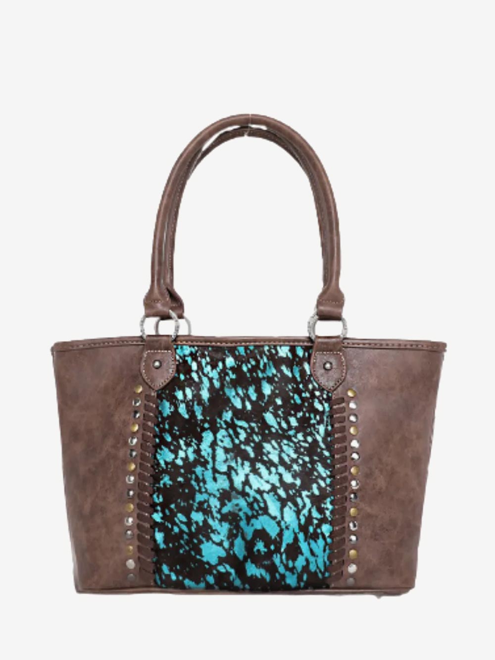 Trinity Ranch Hair-On Leather Collection Concealed Carry Wide Tote