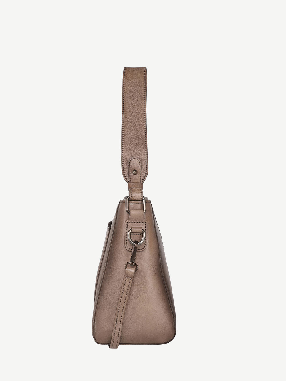 Montana West Genuine Leather Laser Cut-out Crossbody Hobo