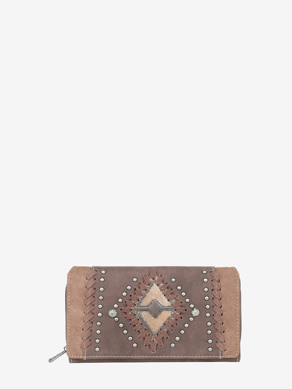 Montana West Aztec Embossed Western Wallet