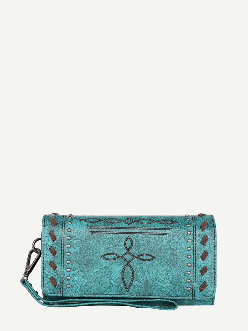 Montana West Whipstitch Studs Wallet