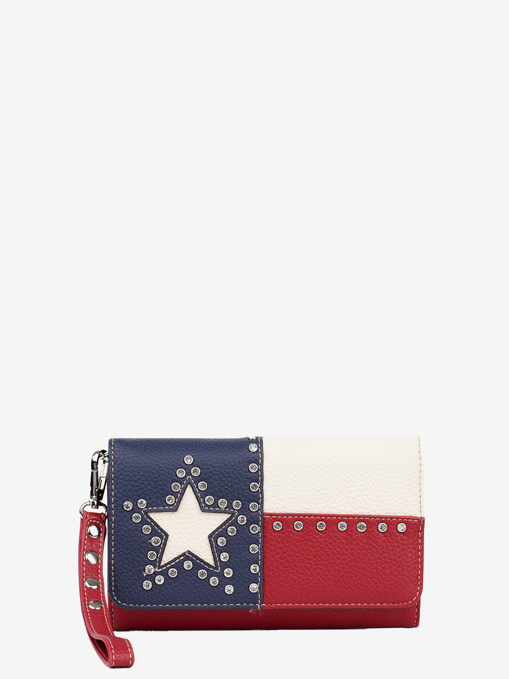 Montana West Texas Pride Studs Crossbody Wallet