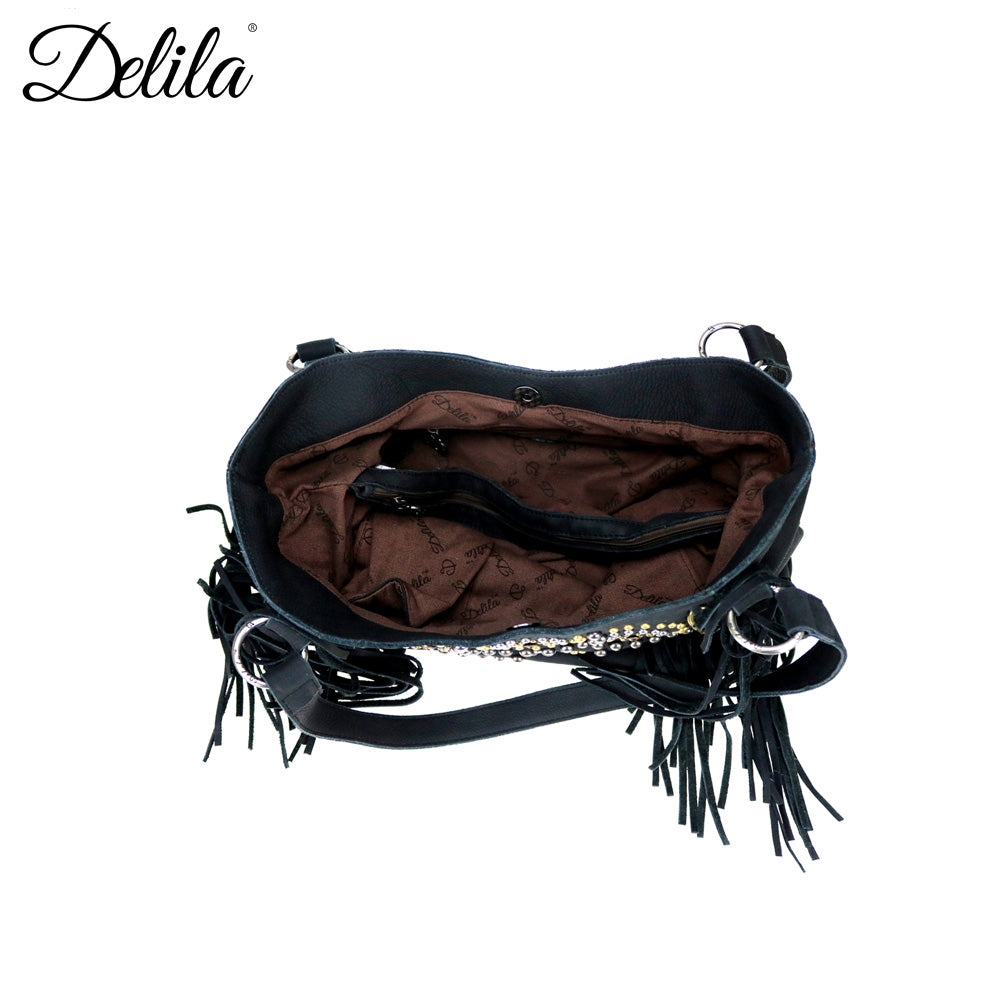 Delila 100% Genuine Leather Collection Tote