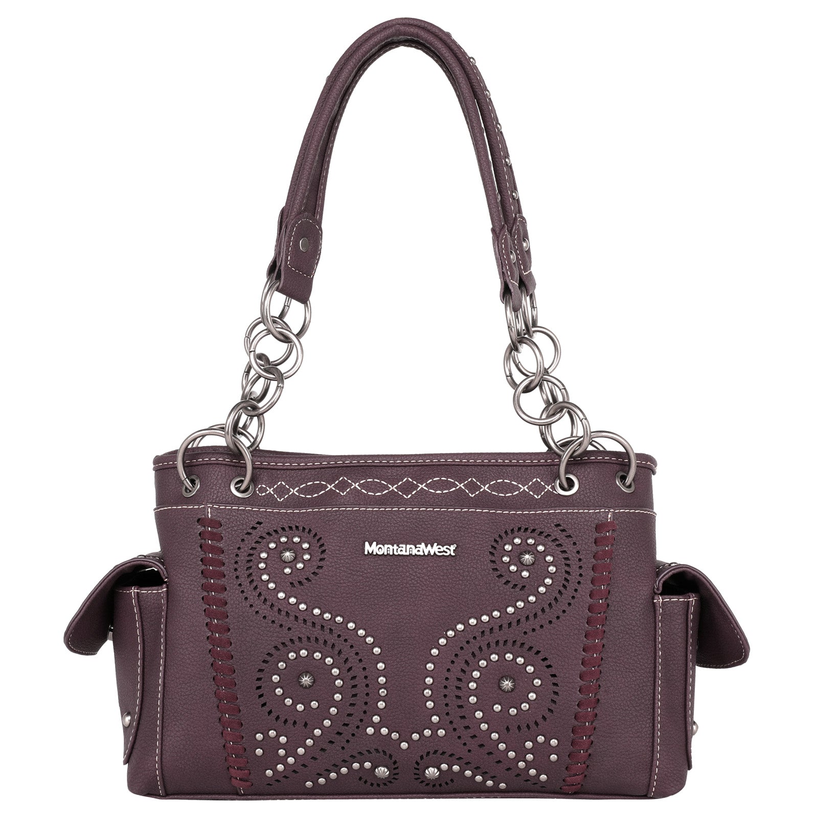 Montana West Laser Cut-out Swirl Concealed Carry Satchel