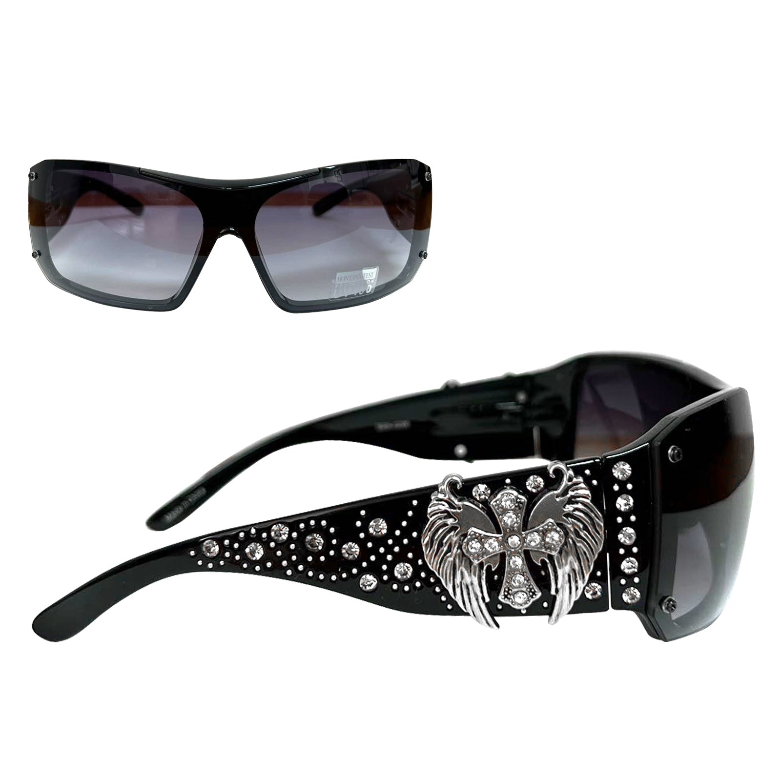 Montana West Wing Cross Concho Sunglasses