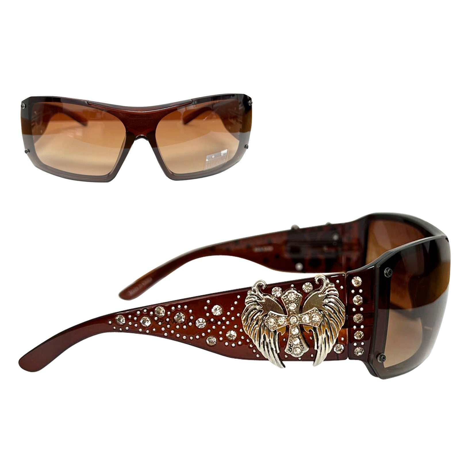 Montana West Wing Cross Concho Sunglasses