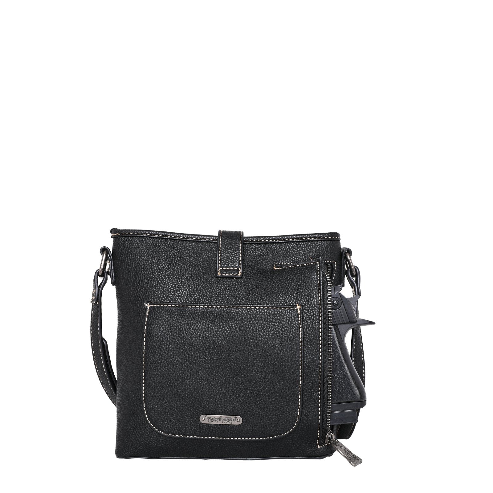 Trinity Ranch Hair On Cowhide Buckle Carry Crossbody