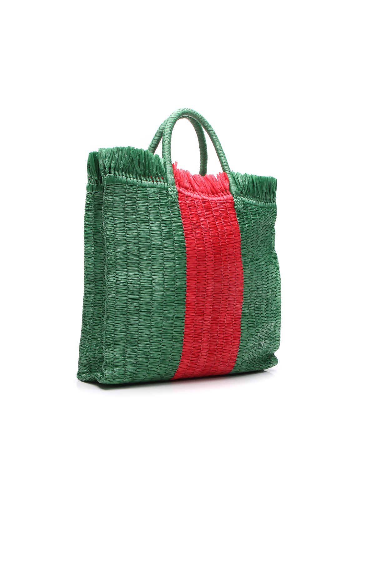 Raffia Web Cestino Tote Bag