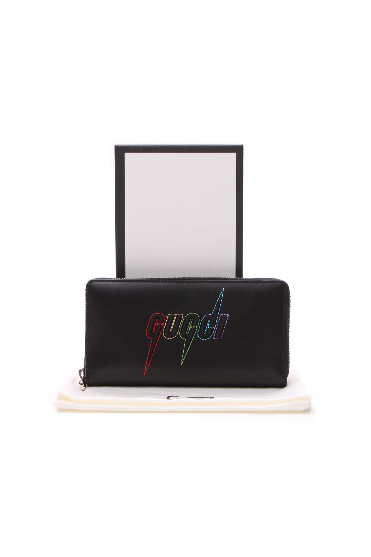 Rainbow Blade Zip Wallet - Black