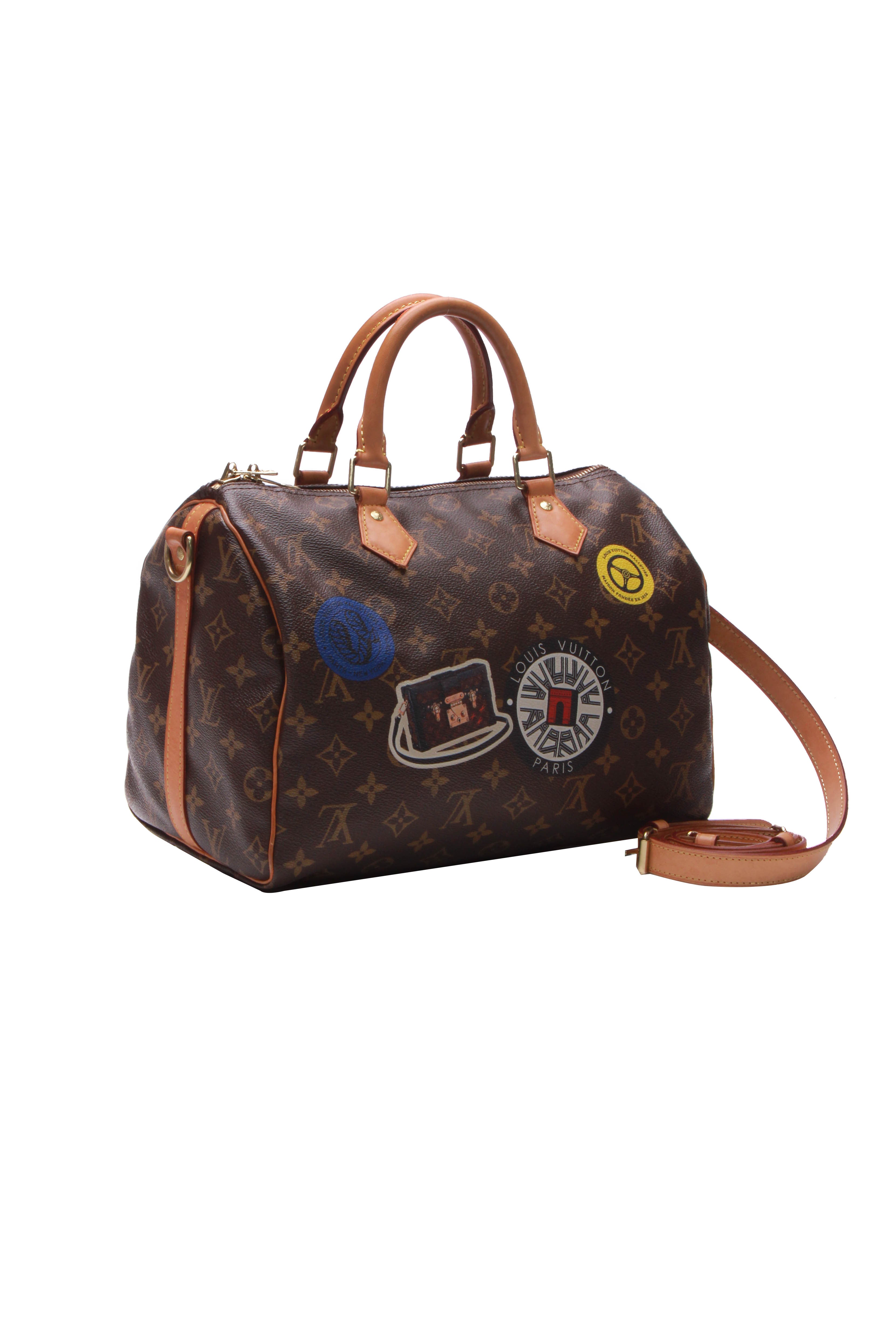 My LV World Tour Speedy 30 Bandouliere