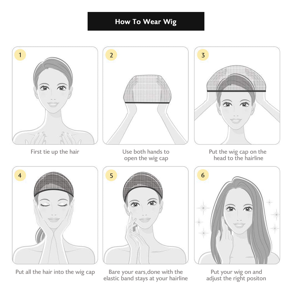 How to wear wig