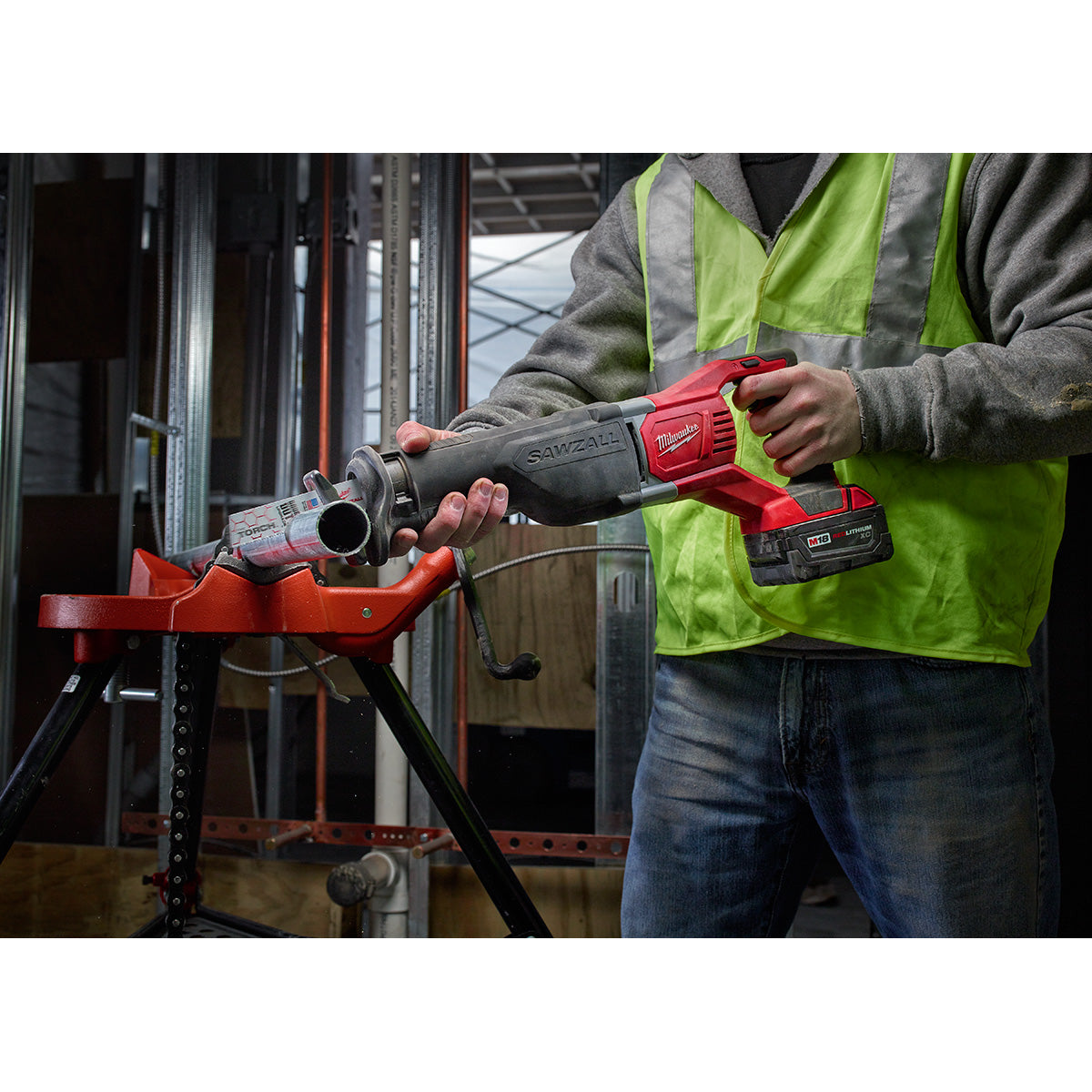 Milwaukee 2621-20 Sawzall Cordless Cordless Reciprocating Saw, 18 V, M18, 1-1/8 In Stroke(Tool Only)