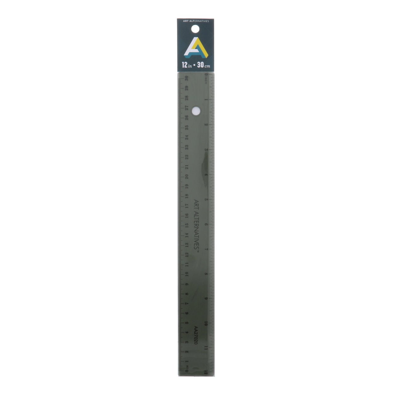 Art Alternatives Shatter Resistant Ruler (Inches & Centimeters) 12 inch