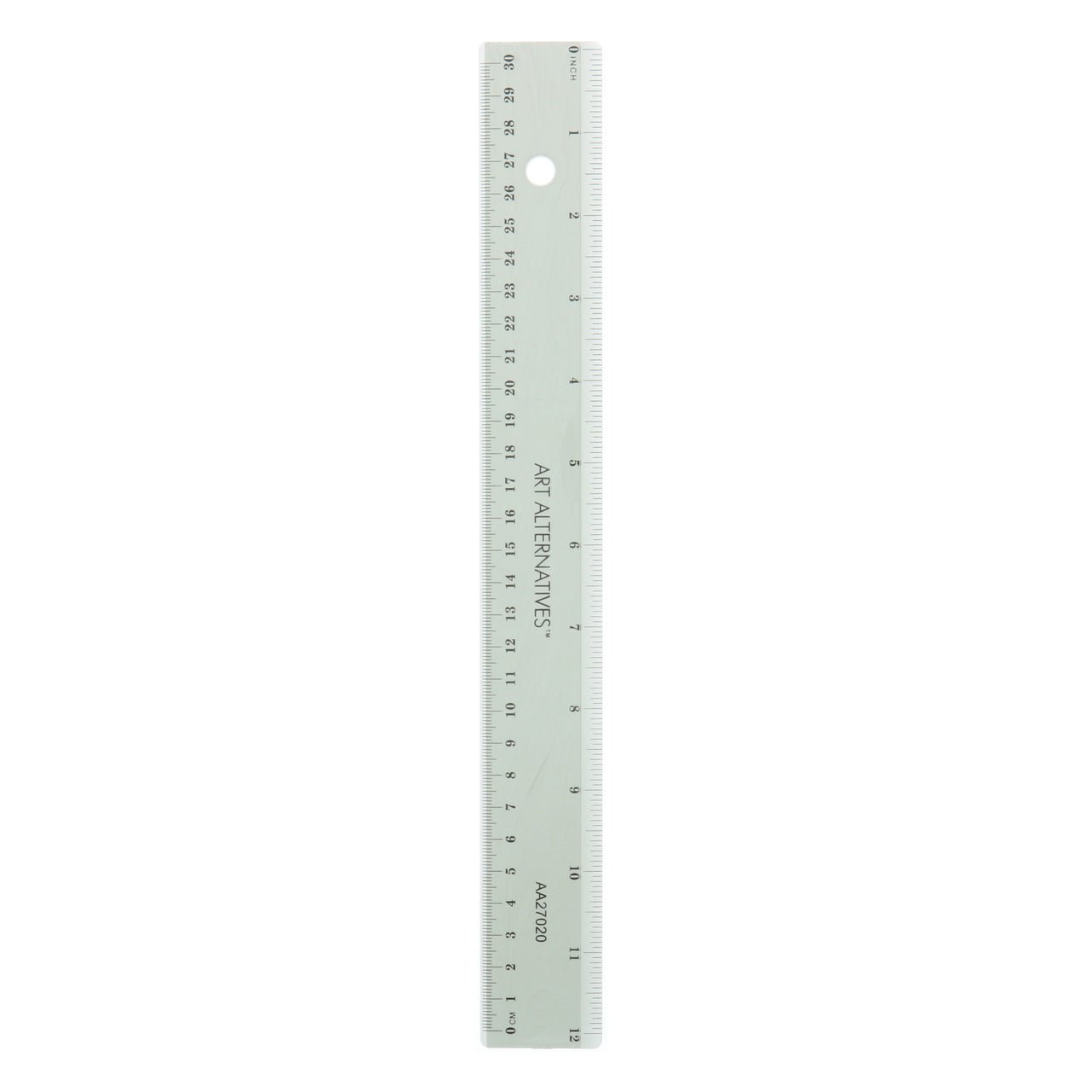 Art Alternatives Shatter Resistant Ruler (Inches & Centimeters) 12 inch