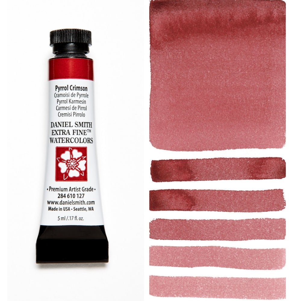 Daniel Smith Extra Fine Watercolor - Pyrrol Crimson 5 ml