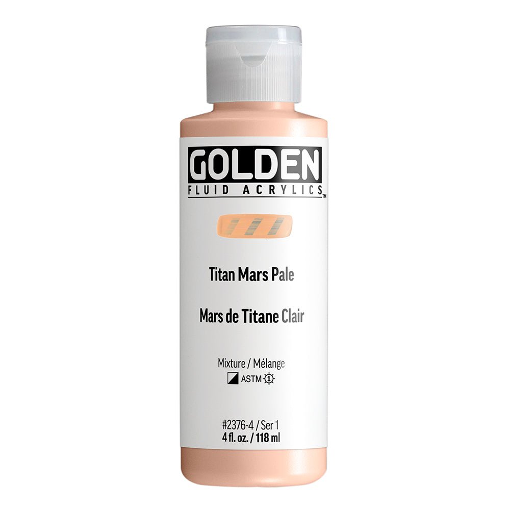 Golden Fluid Acrylic Titan Mars Pale  4 oz