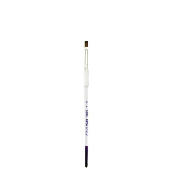 Royal Brush Soft-Grip Synthetic Sable Brush, Shader, 6