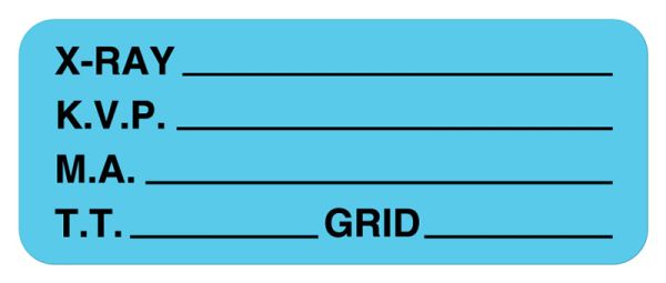 Medical Use Labels - X-ray Label, 2-1/4