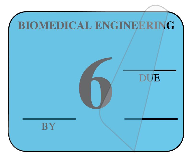 Medical Use Labels - Single Color Biomedical Inspection Labels