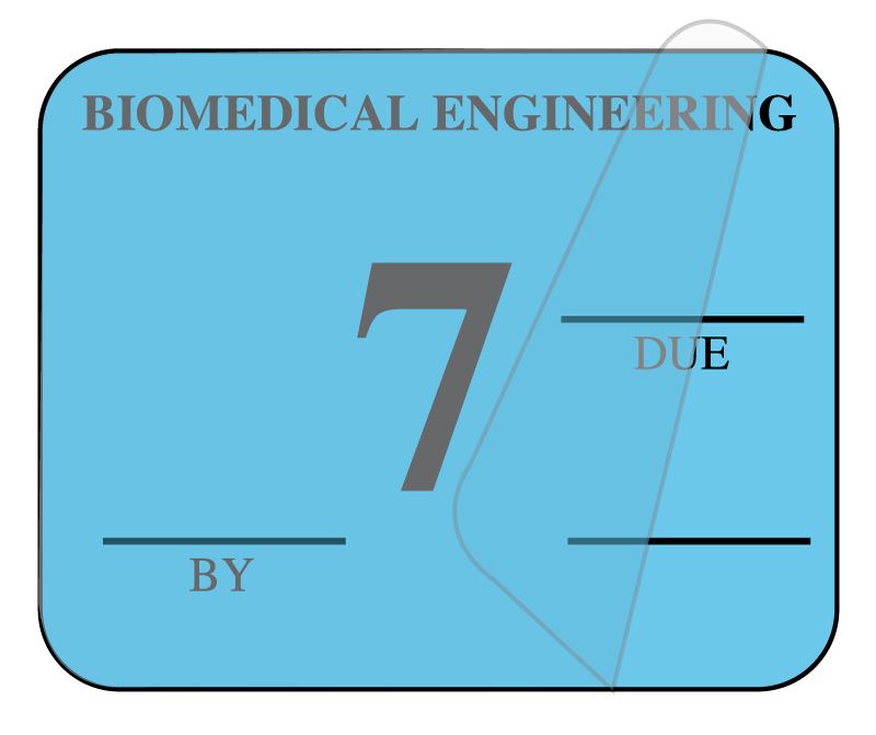 Medical Use Labels - Single Color Biomedical Inspection Labels