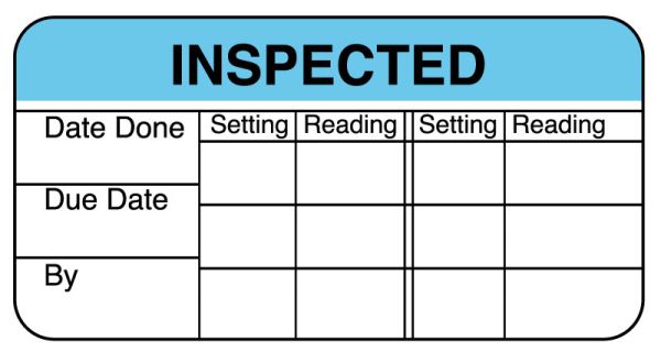 Medical Use Labels - Inspection Label, 2